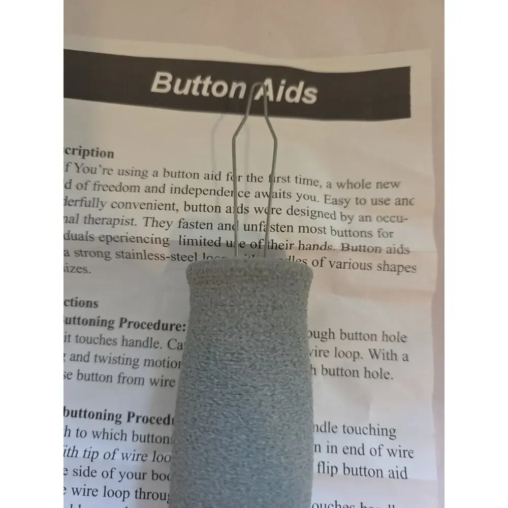Sammons Preston Foam Handle Button Aid
